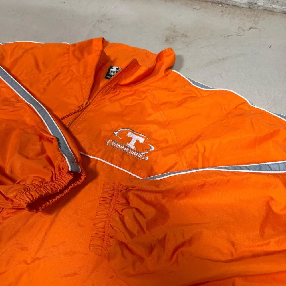 Starter Tennessee‎ Volunteers Windbreaker Jacket Mens 2X Orange NCAA Full Zip